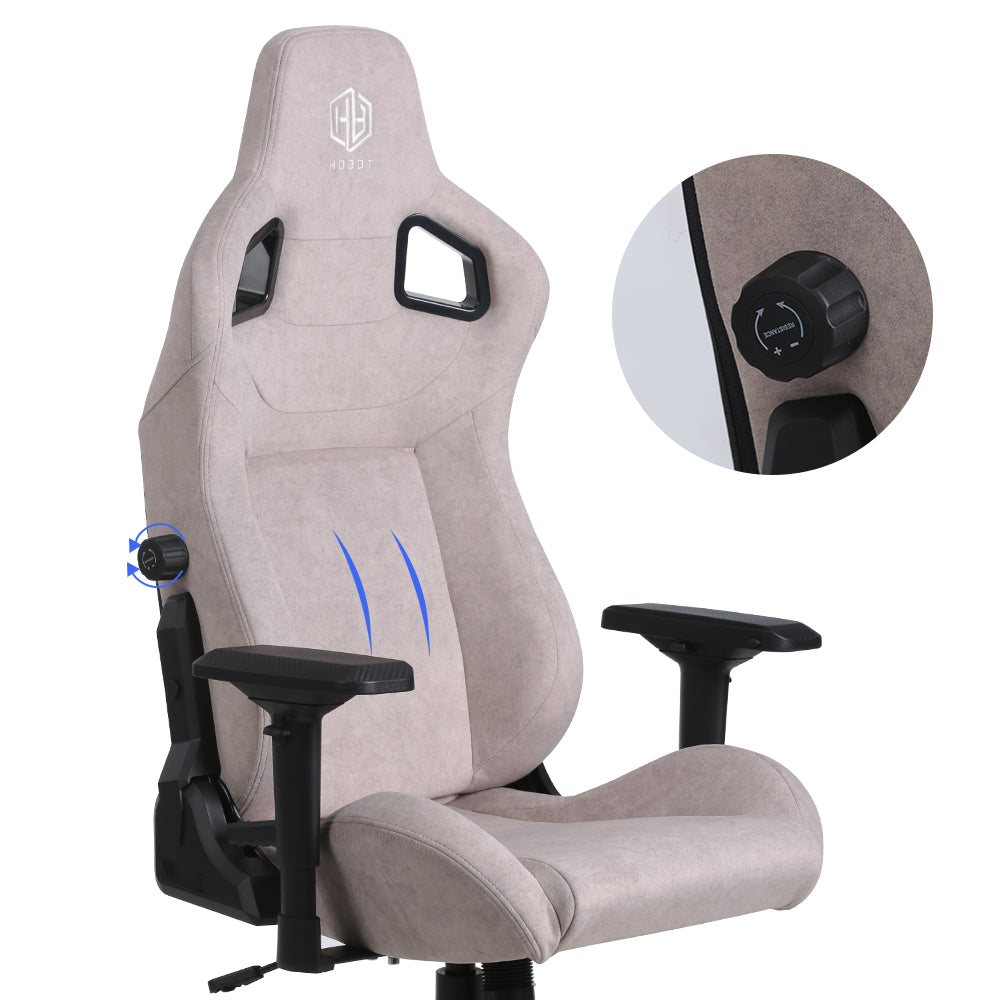 HOBOT Recliner Racing Style Single Recliner Sofa Massage Adjustable fabric Video Game Home Theater Seat gaming chair