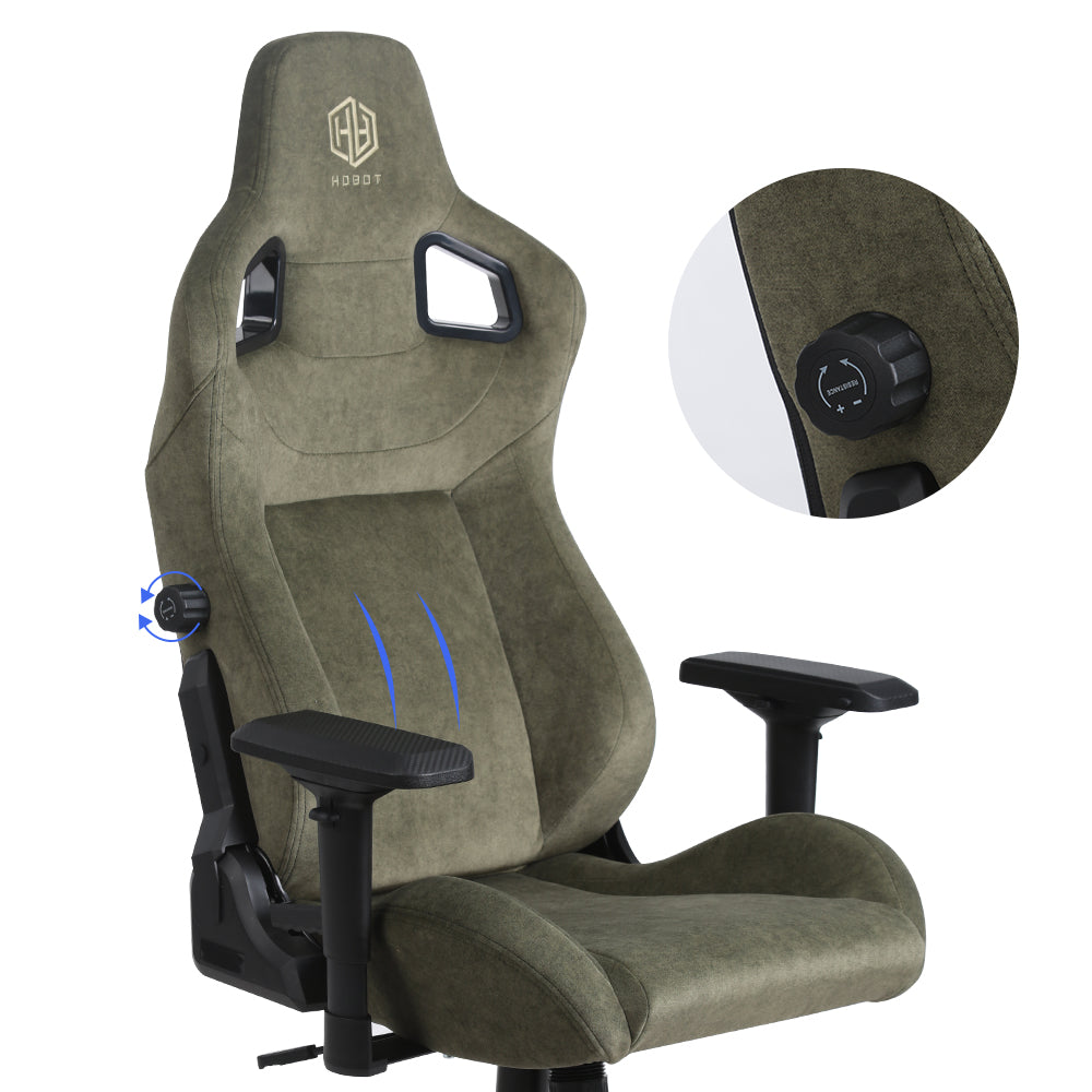 Hobot New Designed Steel Frame Construction Pet Friendly Fabric Gaming Chair with magnetic pillow