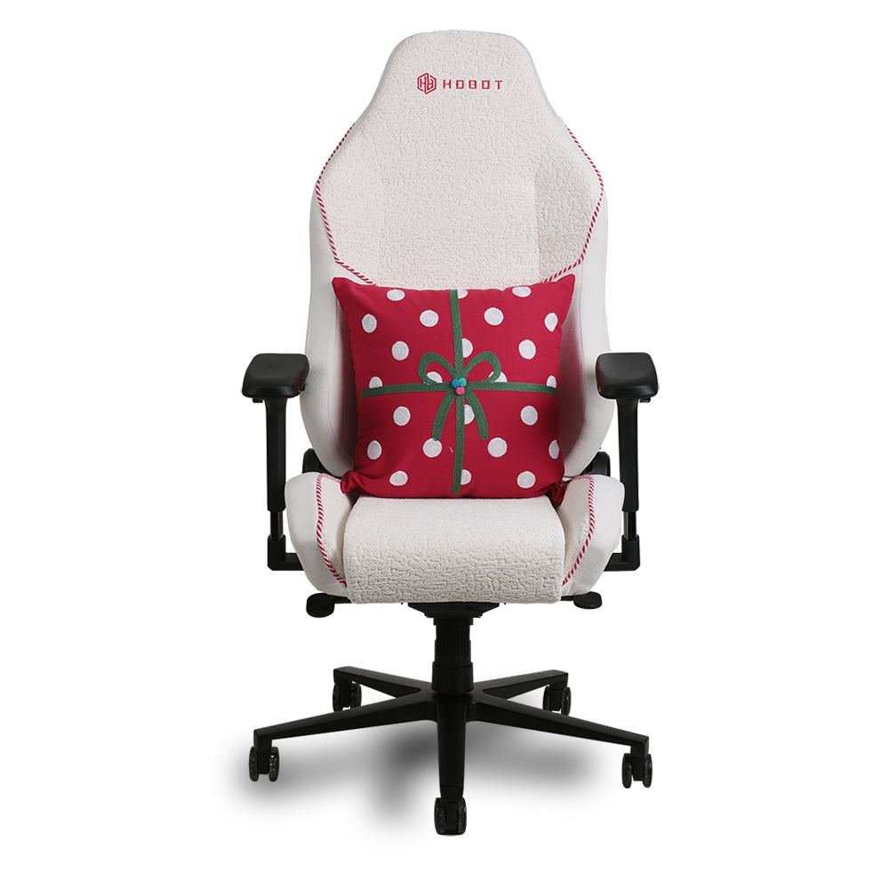 Hobot Christmas Commander Custom Chenille Fabric Built-in Lumbar Support Gaming Chair