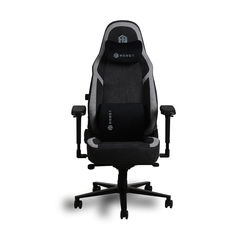 Hobot Graphite Noir Wear Resistant Breathable Fabric 4D Adjustable Armrest Aluminum Alloy Base Gaming Chair