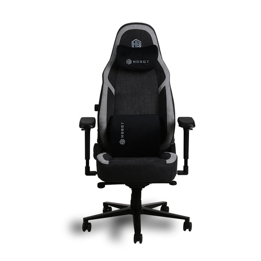 Hobot Graphite Noir Wear Resistant Breathable Fabric 4D Adjustable Armrest Aluminum Alloy Base Gaming Chair