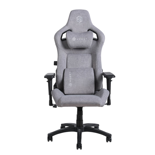 HOBOT OEM ODM Pet Friendly Fabric Gaming Chair with Magnetic Headrest and Built-in Lumbar Support