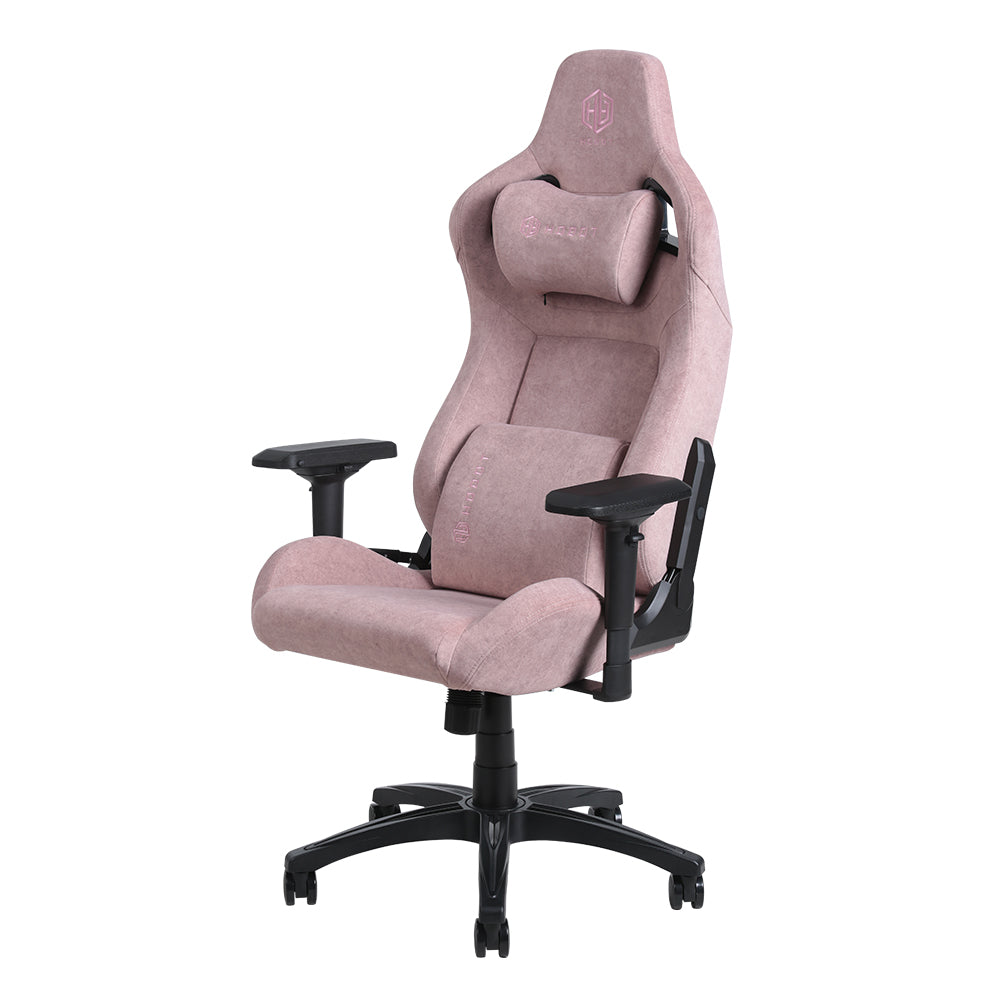 HOBOT New Designed Steel Frame Construction Pet Friendly Fabric Gaming Chair with Built-in Lumbar Support