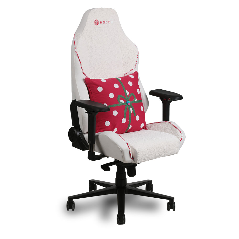 Hobot Christmas Commander Custom Chenille Fabric Built-in Lumbar Support Gaming Chair