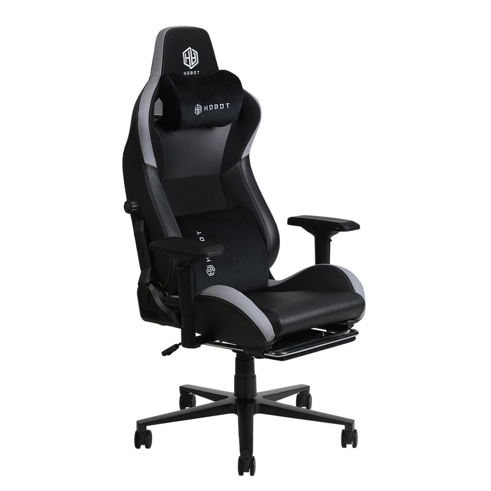 Hobot Hobot calliope Headrest and Lumbar Support Footrest Ergonomic Office Adjustable Swivel Leather Computer Gaming Chair