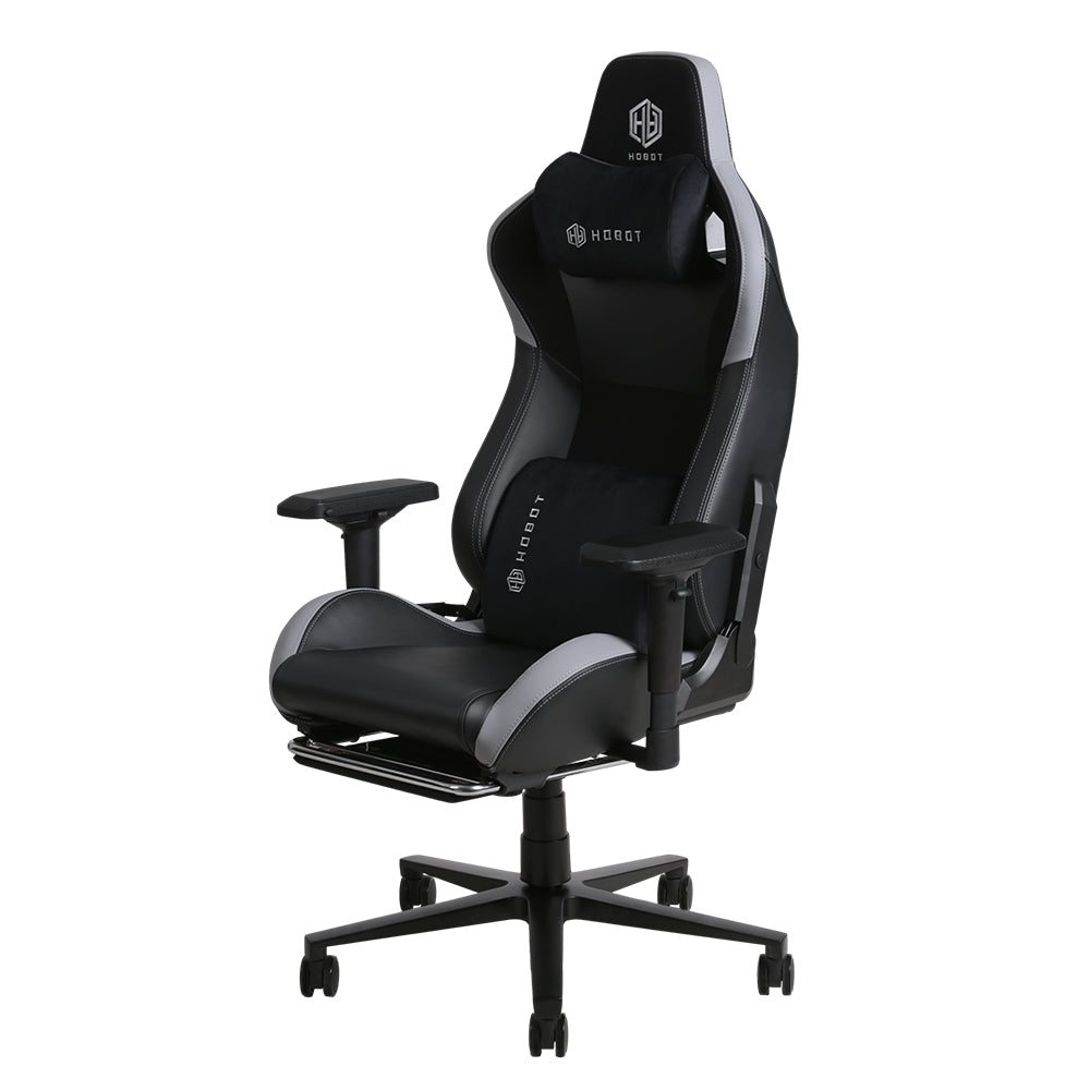 Hobot Hobot calliope Headrest and Lumbar Support Footrest Ergonomic Office Adjustable Swivel Leather Computer Gaming Chair