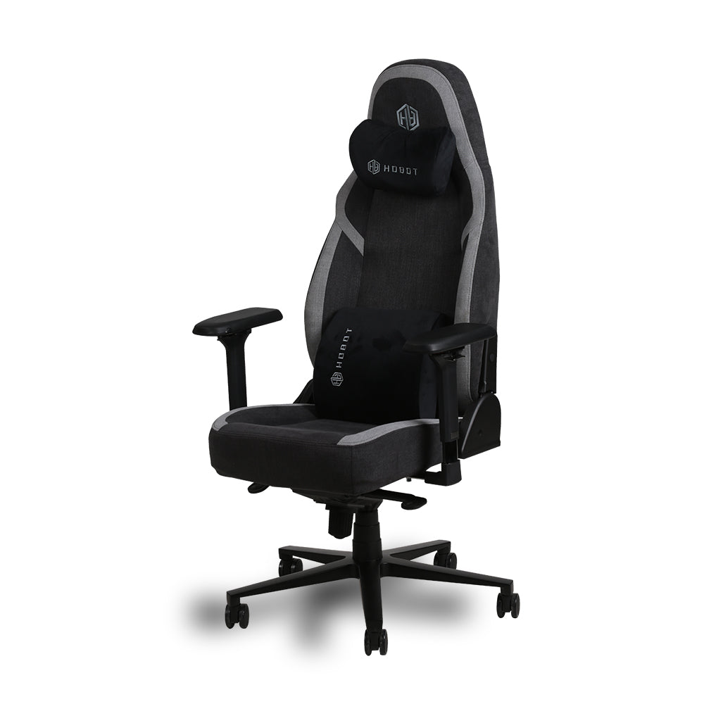Hobot Graphite Noir Wear Resistant Breathable Fabric 4D Adjustable Armrest Aluminum Alloy Base Gaming Chair