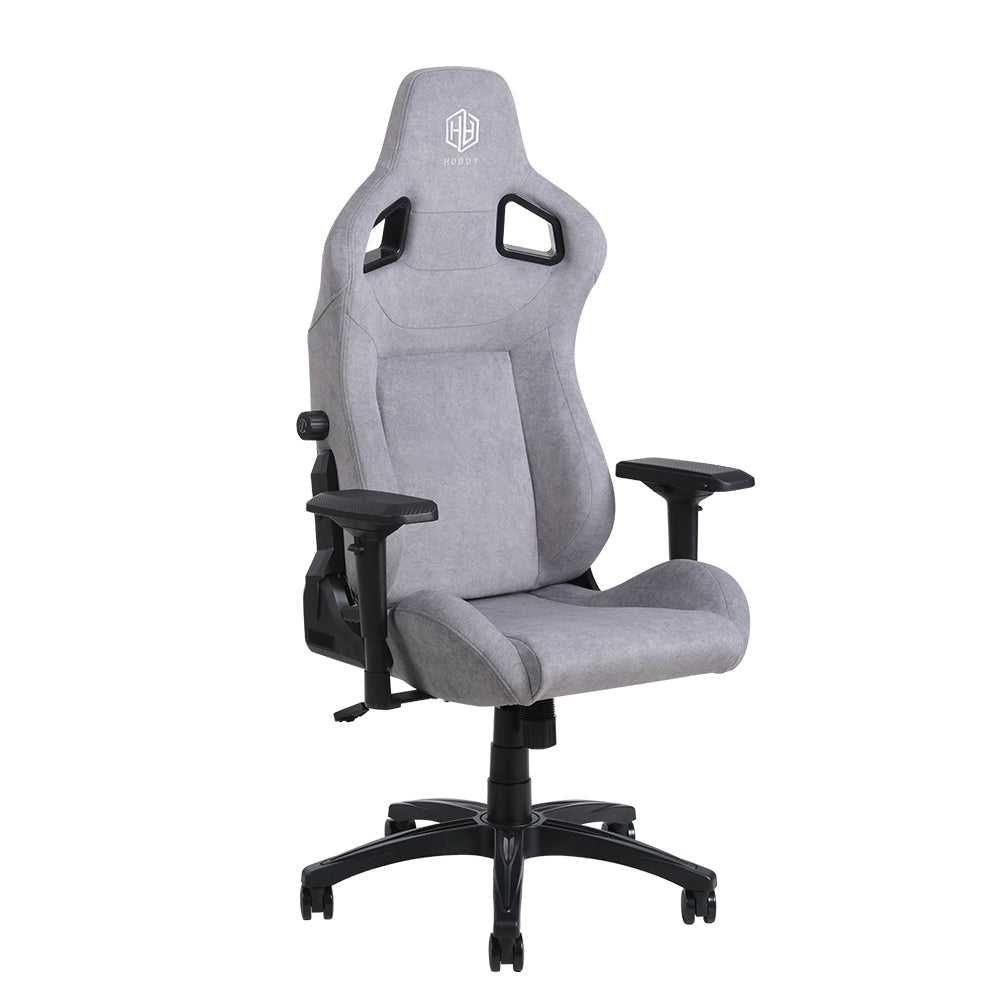 HOBOT OEM ODM Pet Friendly Fabric Gaming Chair with Magnetic Headrest and Built-in Lumbar Support