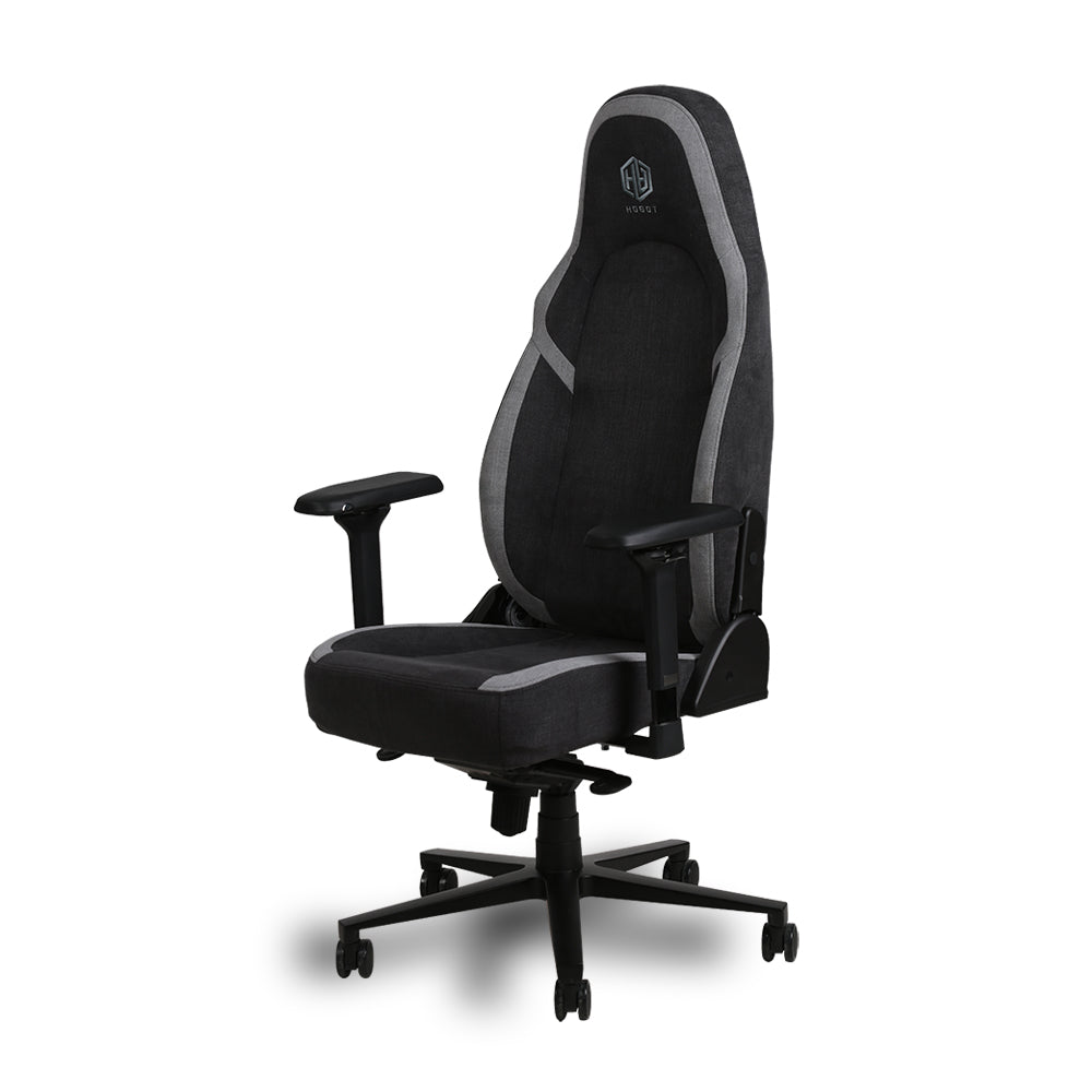 Hobot Graphite Noir Wear Resistant Breathable Fabric 4D Adjustable Armrest Aluminum Alloy Base Gaming Chair