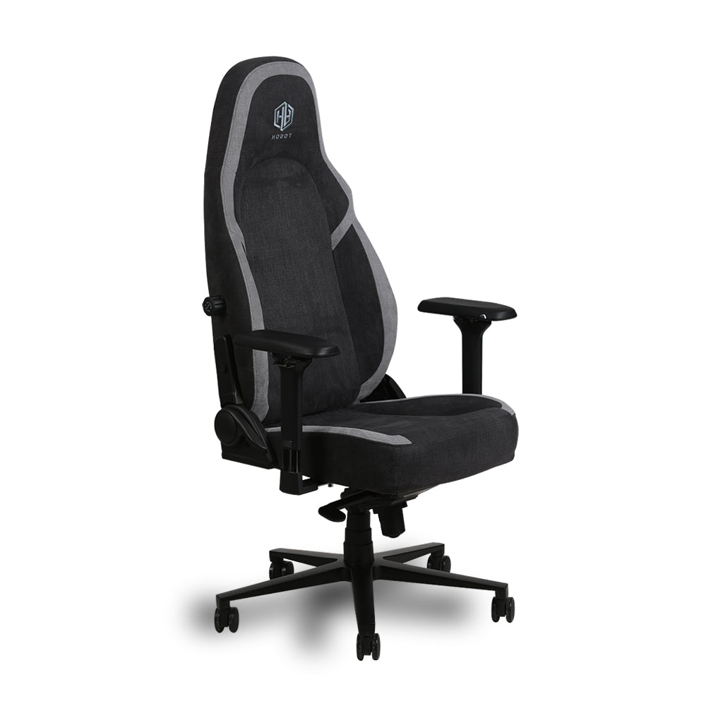 Hobot Graphite Noir Wear Resistant Breathable Fabric 4D Adjustable Armrest Aluminum Alloy Base Gaming Chair