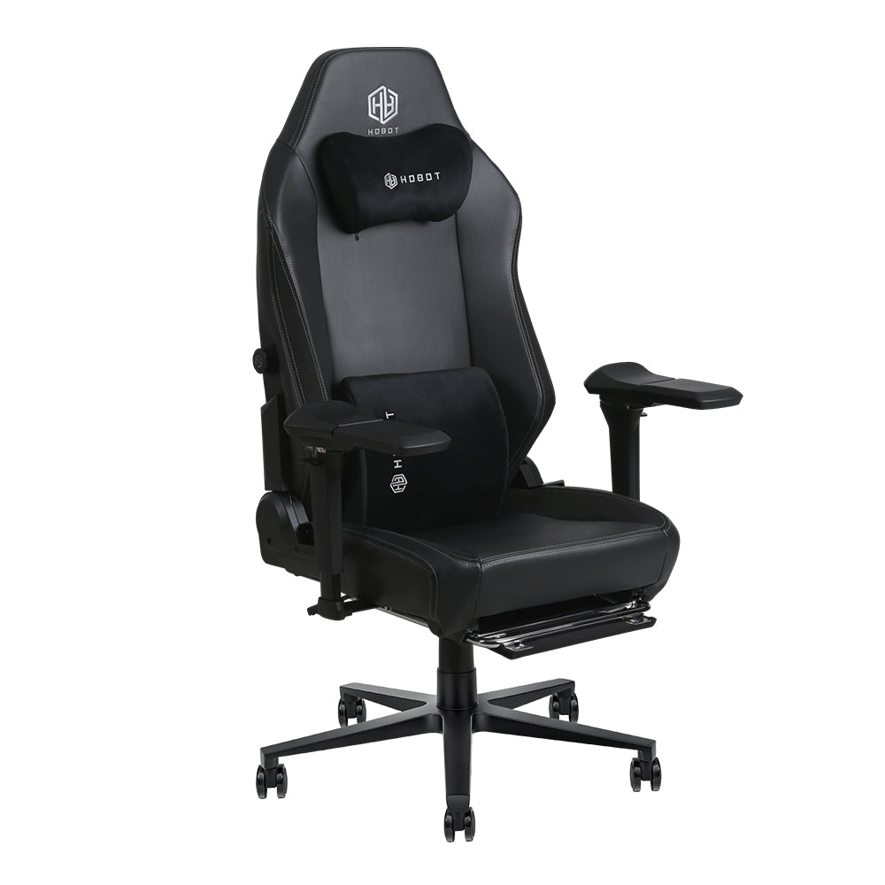 Hobot 6D ARMREST high end gamer metal frame leather memory foam magnetic headrest ergonomic computer swivel gaming chair