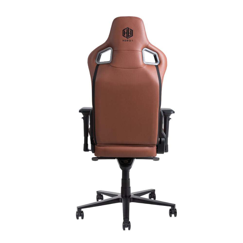 HOBOT Dogfight Modern brown Racing Style OEM pvc leather adjustable Armrest ergonomic Gaming Chair