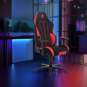 
                  
                    HOBOT Moonraker  Gaming Chair,All-Day Gaming Comfort Optimized Cushion Density,Eco-Friendly Suede - Adjustable 155-degree Recline,Red
                  
                
