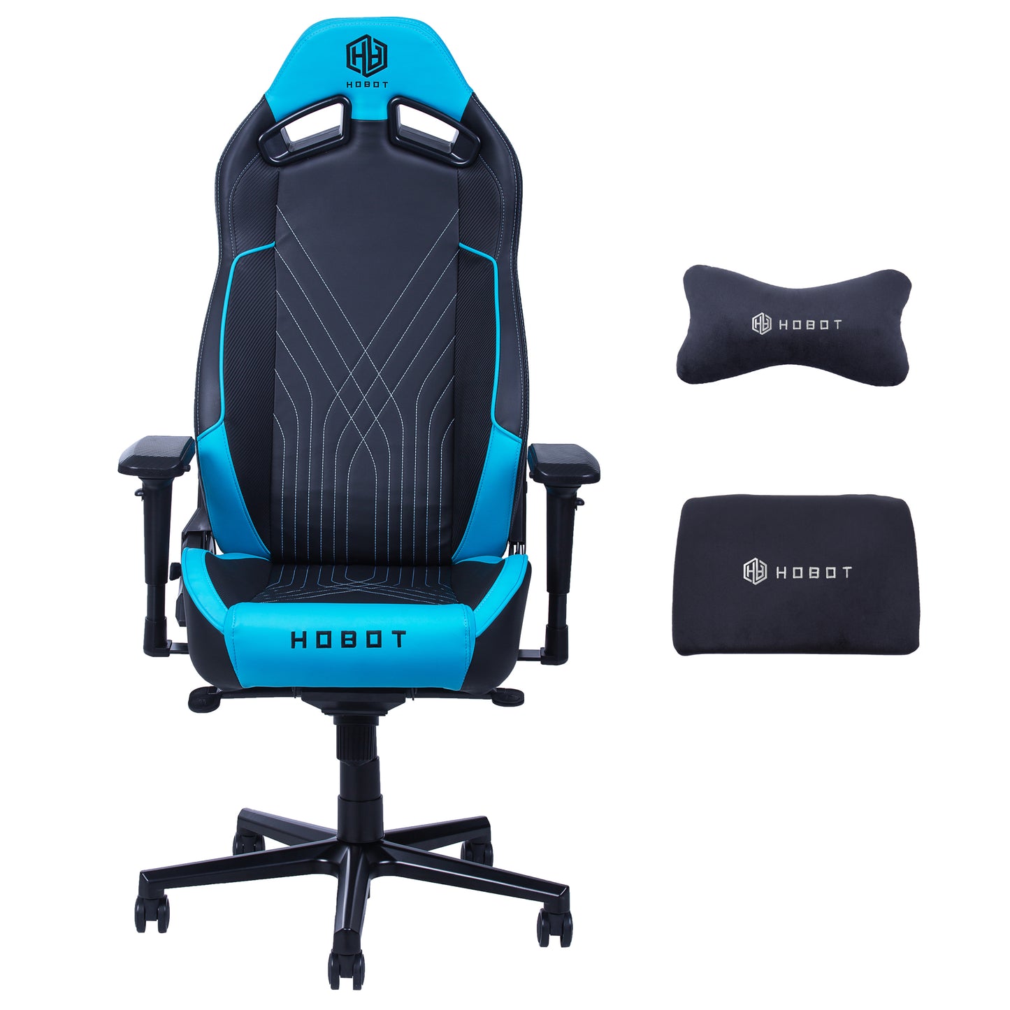 Hobot Flying Shark PU Gaming Chair with Wide Seat Heavy Duty  Chair Adjustable Home Chair