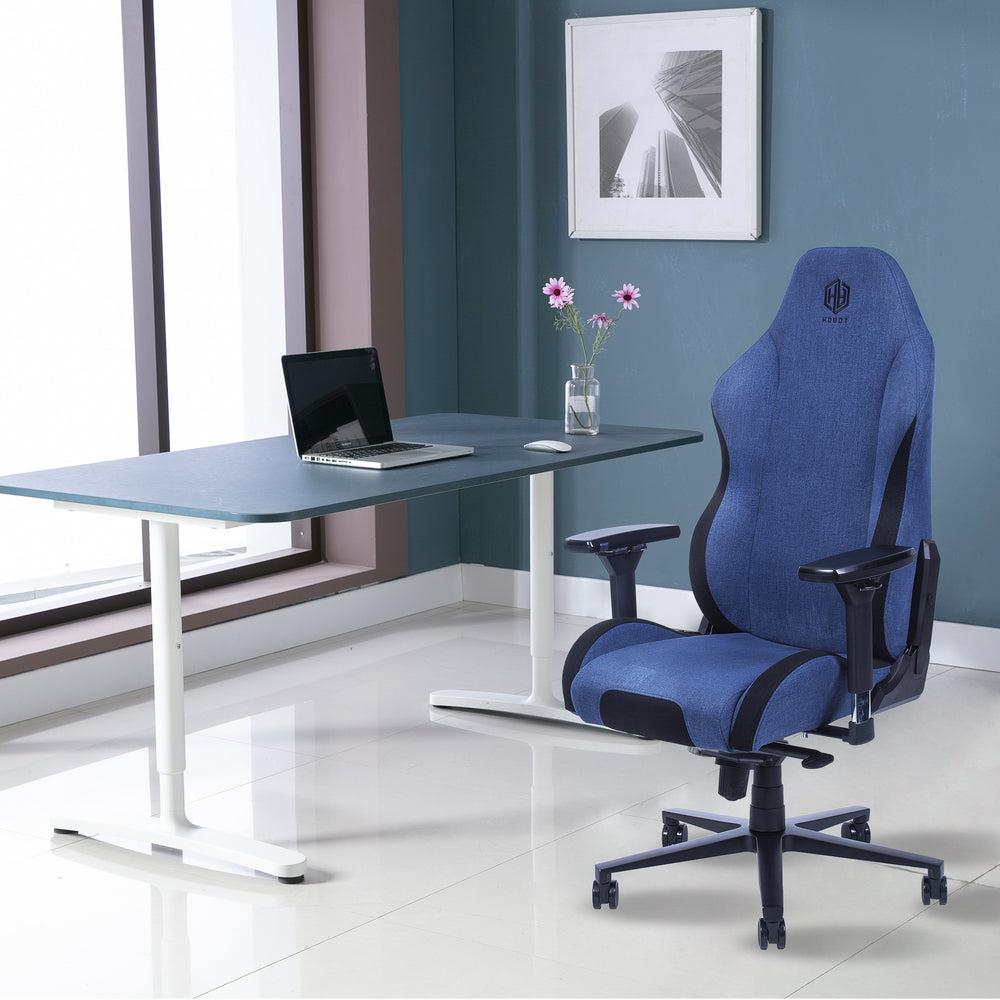 
                  
                    Hobot Narwhal Gaming Chair Office Chair High Back Fabric Computer Chair Ergonomic,Blue
                  
                