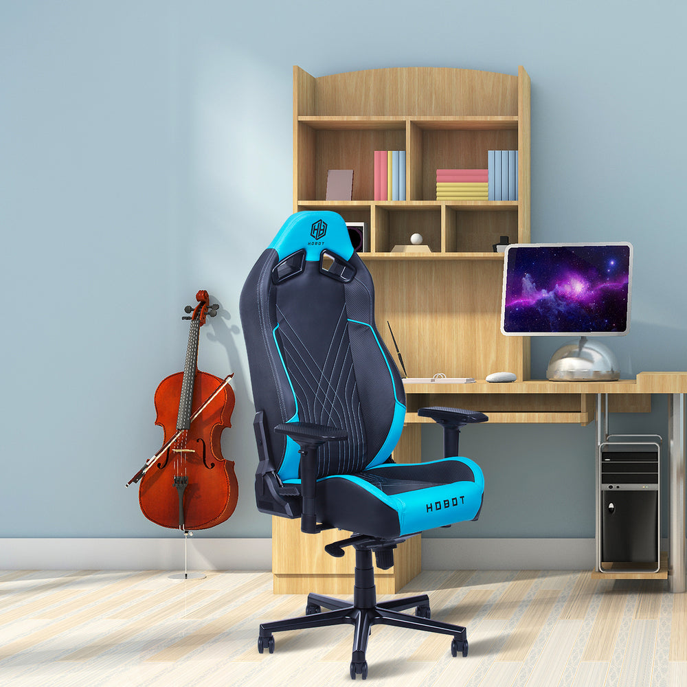 
                  
                    Hobot Flying Shark PU Gaming Chair with Wide Seat Heavy Duty  Chair Adjustable Home Chair
                  
                