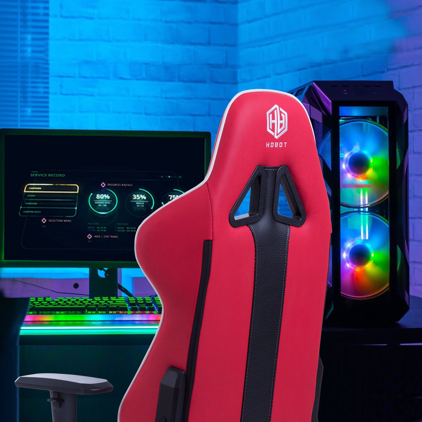 Hobot Crius wholesale gaming chair computer racing chair for gamer with adjustable armrest