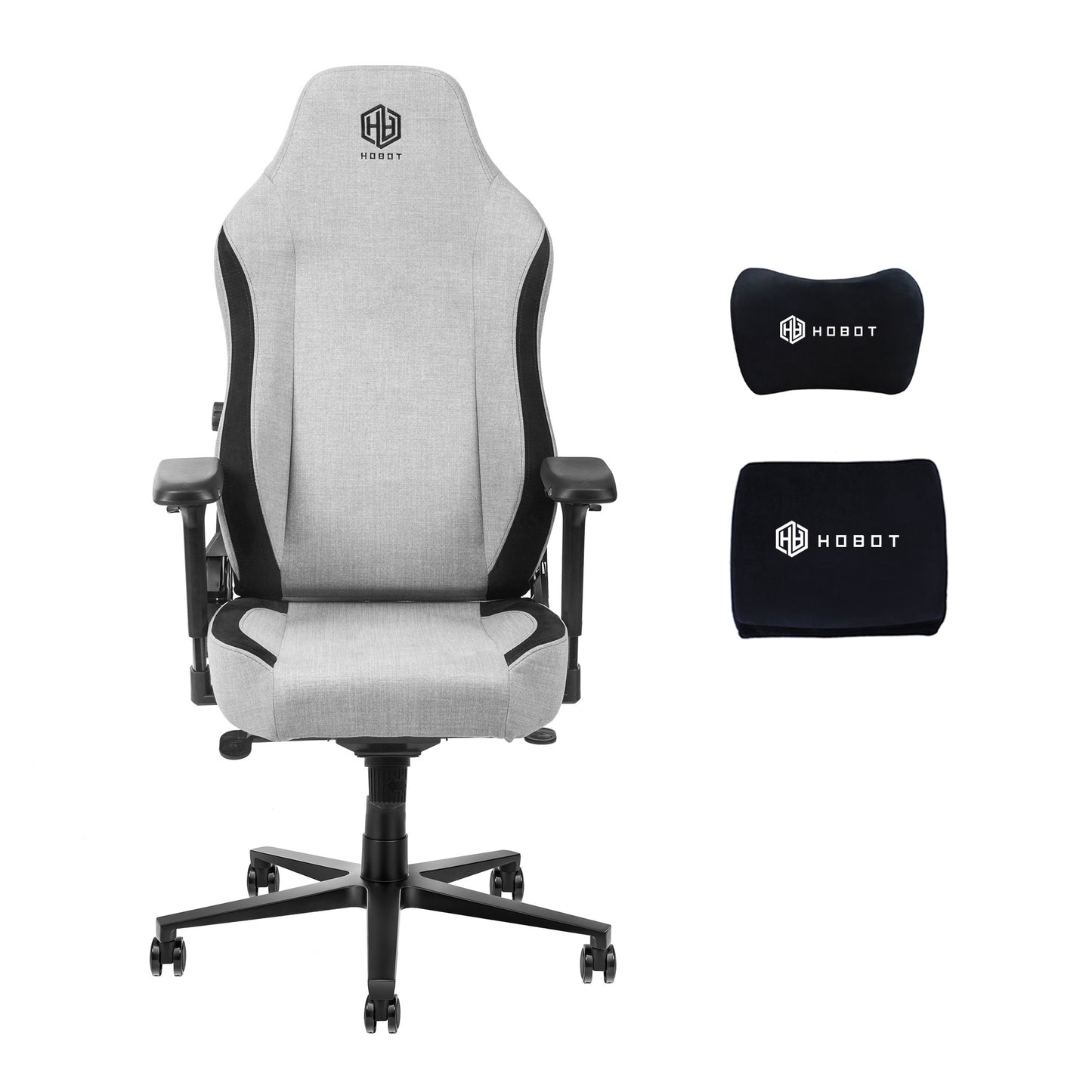 Hobot MAGNETIC PILLOW Eternity fabric pc gaming chair with built in lumbar support for gamer