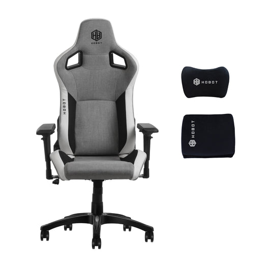 HOBOT Apricity Ergonomic Computer Gaming Chair – Cloth Desk Chair with Lumbar Support, Swivel Office Chair Executive Chair with 4D Armrest and Seat Cushion for Gaming, Study and Working