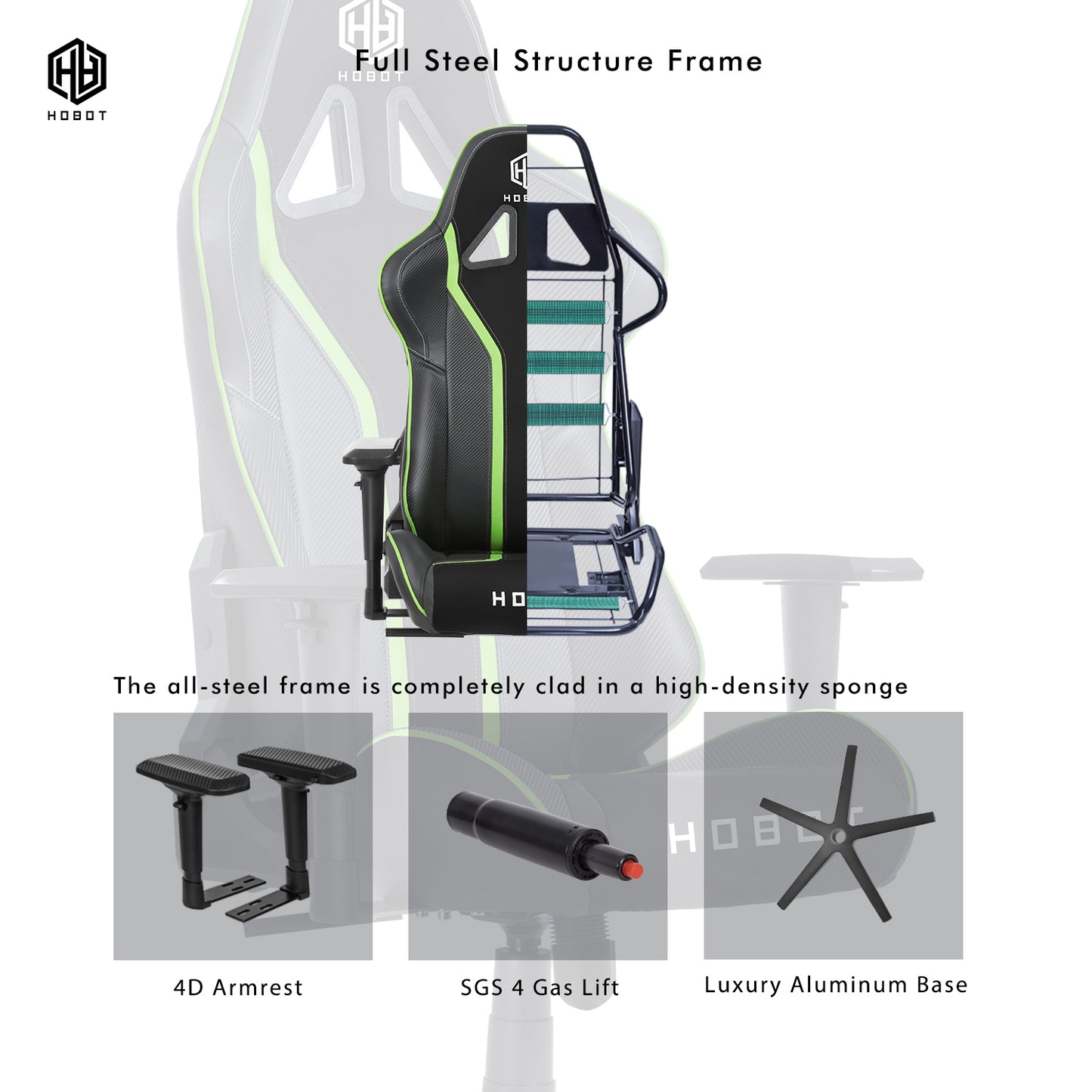 HOBOT Strix Customizable Logo Wholesale Floor Foldable Rocker Gaming Chair