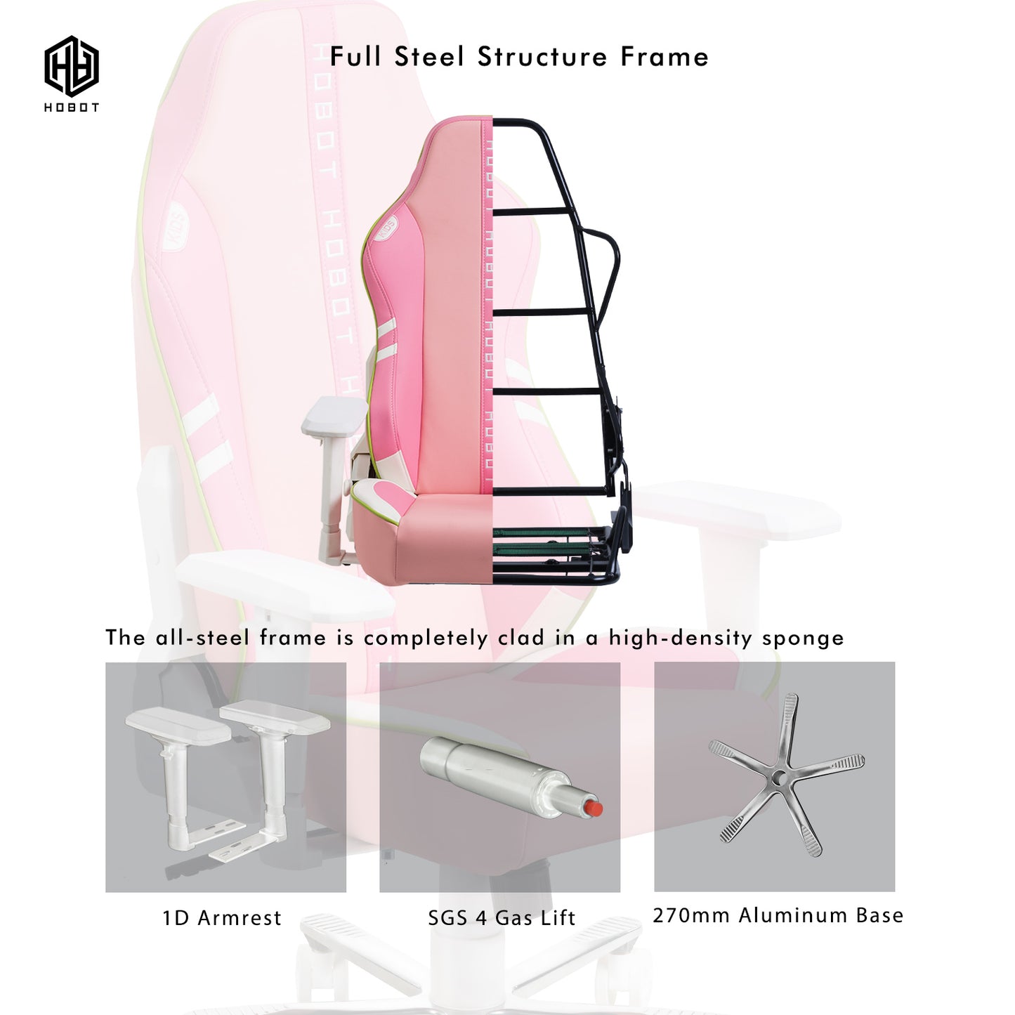 HOBOT Rapunzel Bedroom furniture height adjustable kids children study table and chair set
