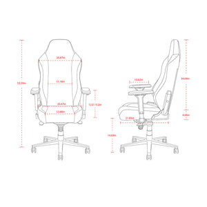 
                  
                    Hobot MAGNETIC PILLOW Eternity fabric pc gaming chair with built in lumbar support for gamer
                  
                