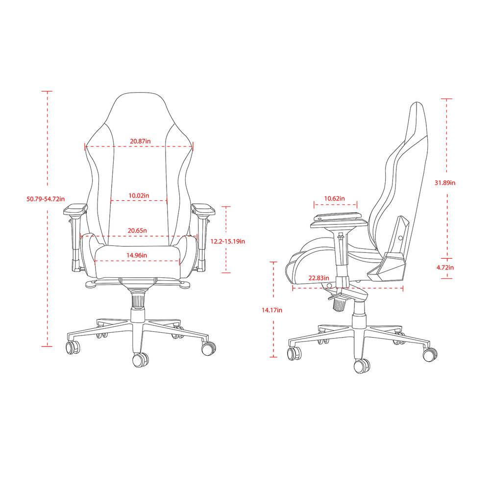 
                  
                    HOBOT Infinity Gaming Chair: All-Day Gaming Comfort  Optimized Cushion Density Eco-Friendly Fabric- Adjustable 155-degree Recline,Blue
                  
                