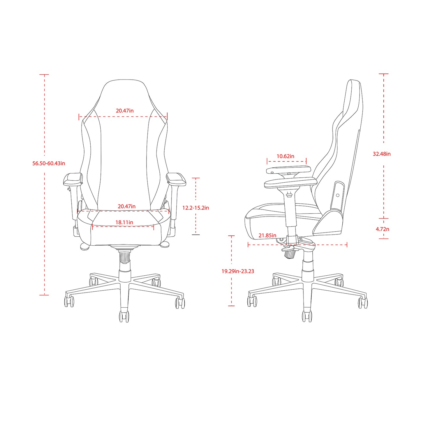 HOBOT Apricity High quality wholesale new product sport purple luxury computer rotating ergonomic gaming chair,black