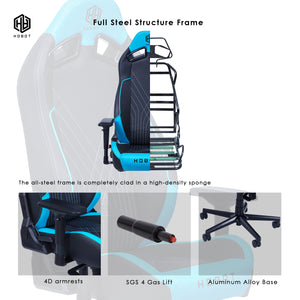 
                  
                    Hobot Flying Shark PU Gaming Chair with Wide Seat Heavy Duty  Chair Adjustable Home Chair
                  
                